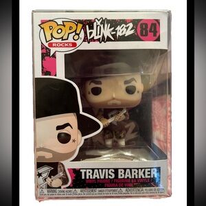 Funko POP! Rocks Blink 182 Travis Barker #84 Vinyl Figure New Vaulted Vinyl Case